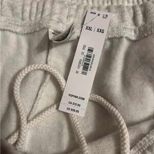 PINK Victoria's Secret light gray sweat sweatpants